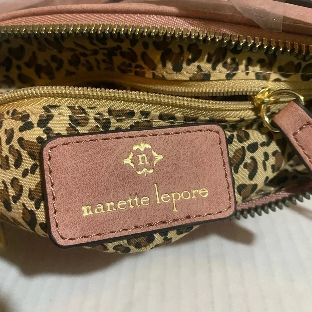 Nanette lepore faux suede crossbody handbag - Picture 8 of 9